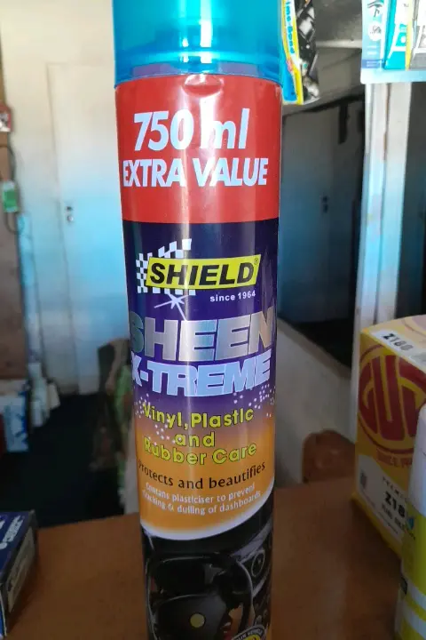 SHIELD SHEEN X-TREME Vinyl, Plastic and Rubber Care Spray