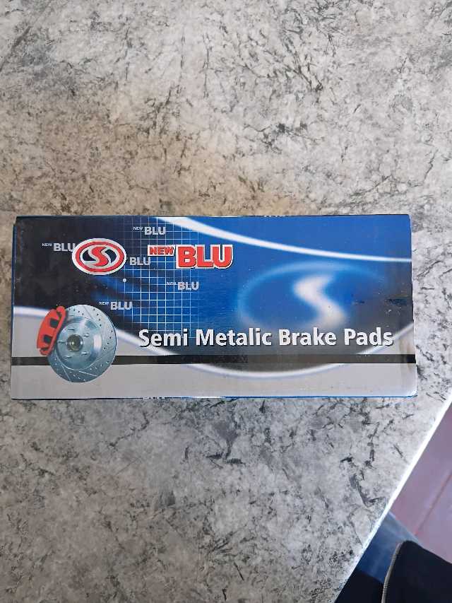 New Blue Brake pads